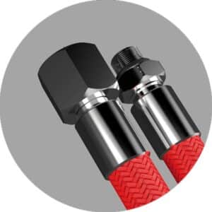 REGULATOR hoses Braided Tek (60-105)